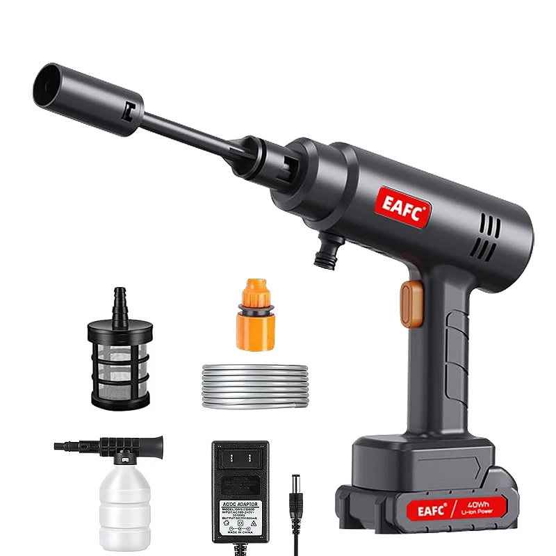 Cordless High Pressure Car Washing Gun