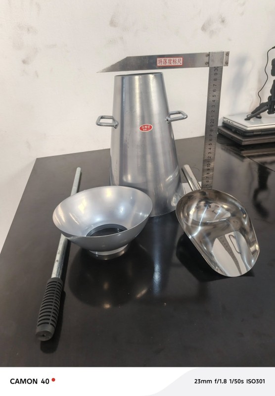 Stainless steel Concrete Slump Cone Apparatus Test Set