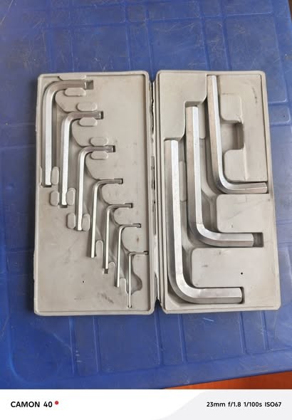 10pcs Metric Hex Allen key wrench set 3 - 19mm