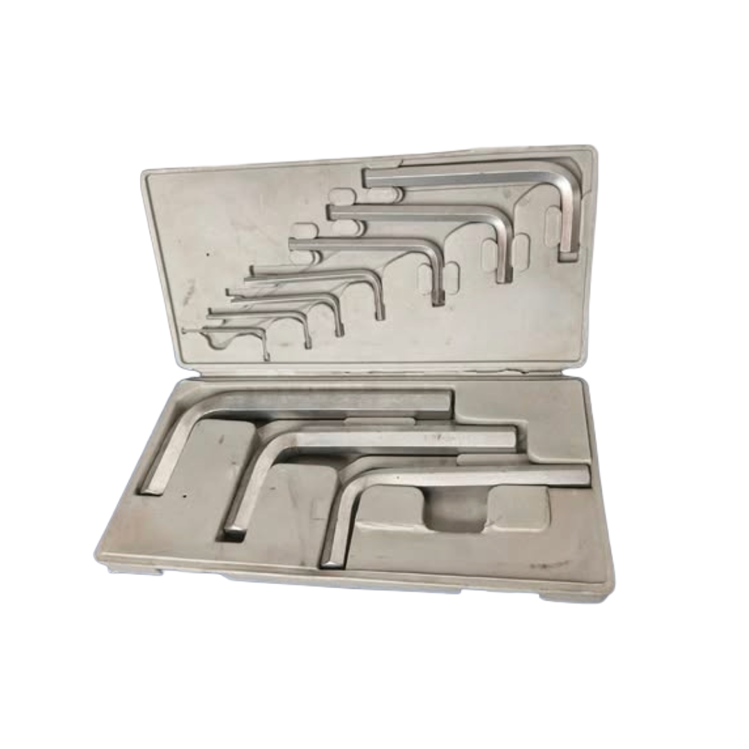 10pcs Metric Hex Allen key wrench set 3 - 19mm