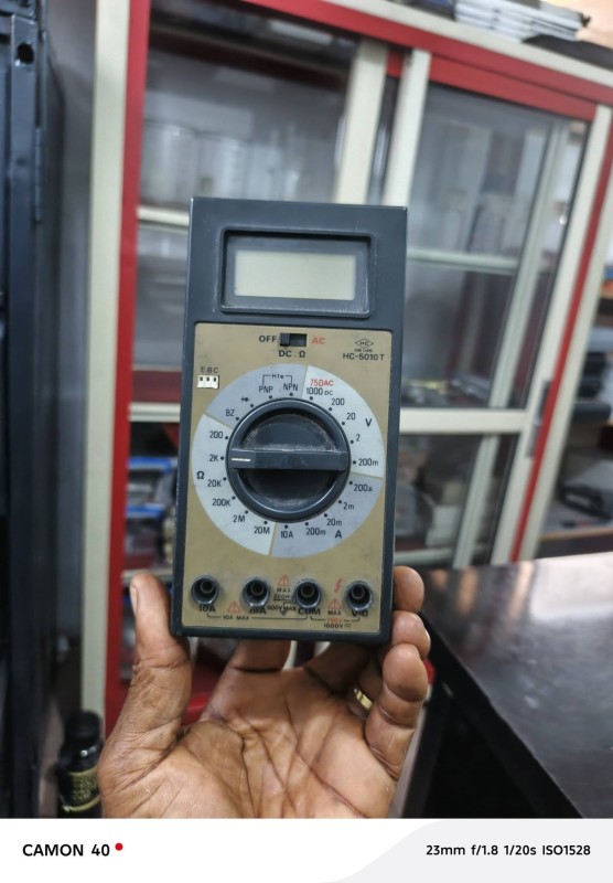 DIGITAL MULTIMETER: MODEL HC-5010 T