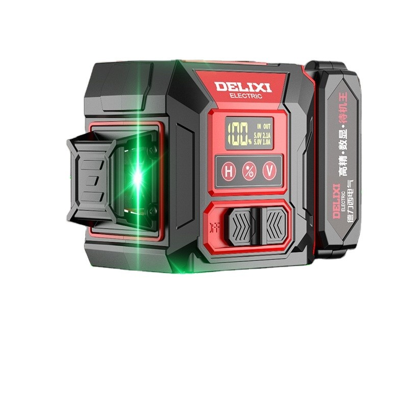 Outdoor Digital Green Laser Level 12-Lines Automatic Self-Leveling